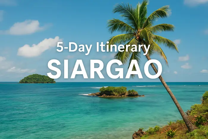 5-Day Itinerary: Siargao