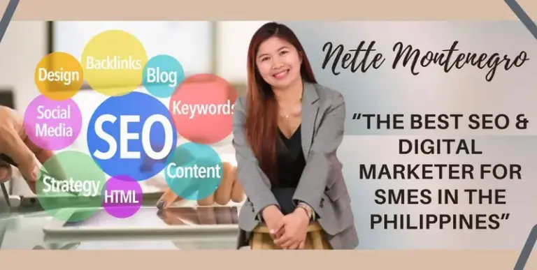 Nette Montenegro-best seo and digital marketer in the philippines