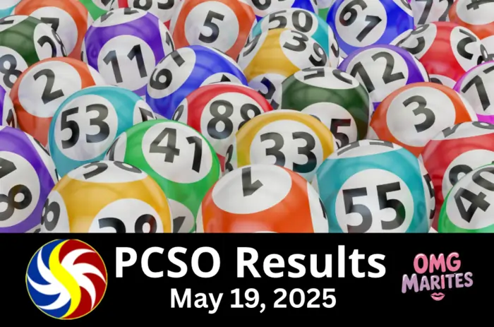 PCSO Lotto Results May 19, 2025