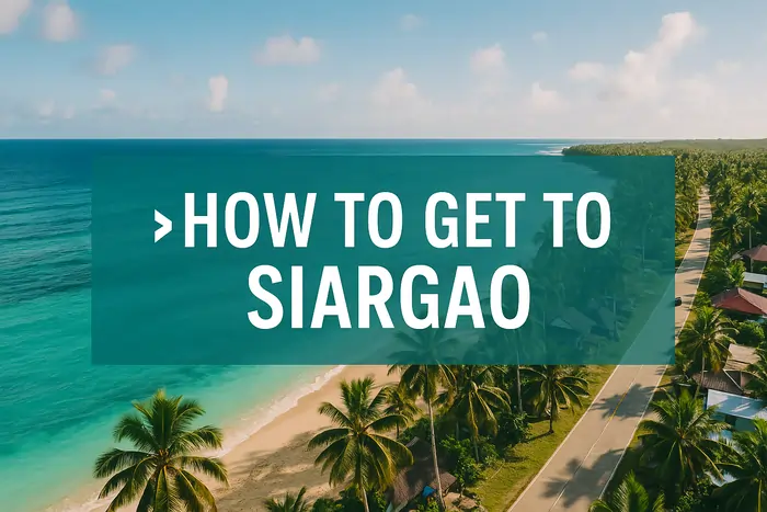 how to get to siargao