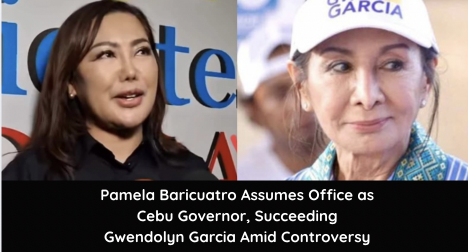 Pam Baricuatro Replaces Gwen Garcia as Cebu Governor
