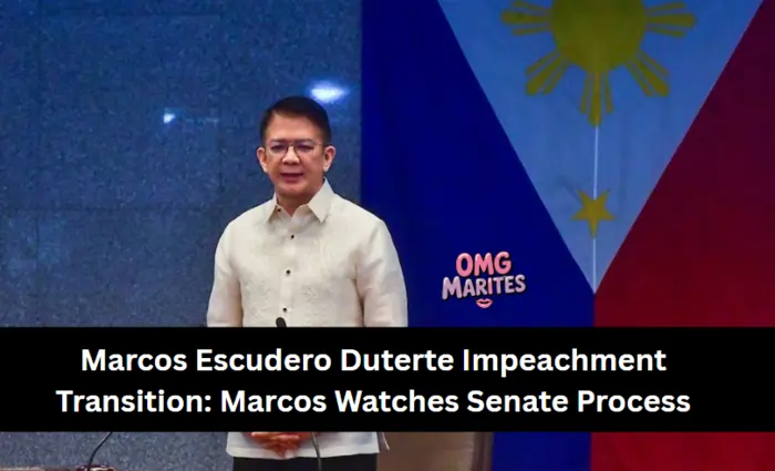 Marcos Escudero Duterte Impeachment Transition