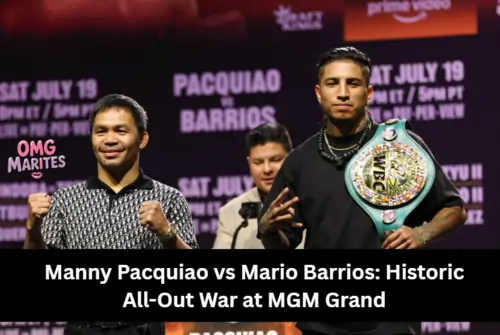 Manny Pacquiao vs Mario Barrios