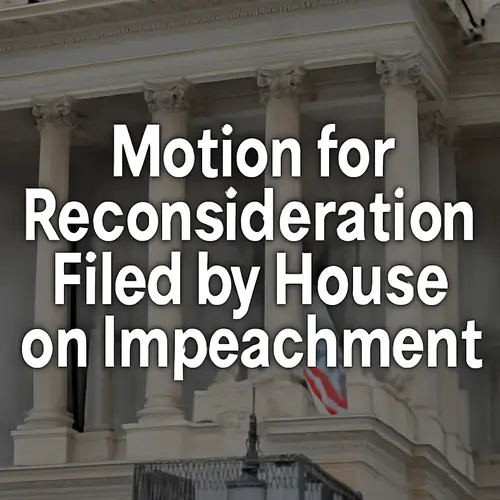 Motion for Reconsideration