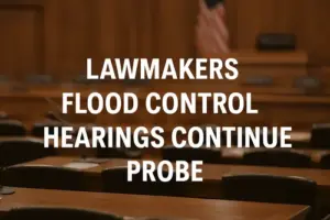 Lawmakers flood control hearings